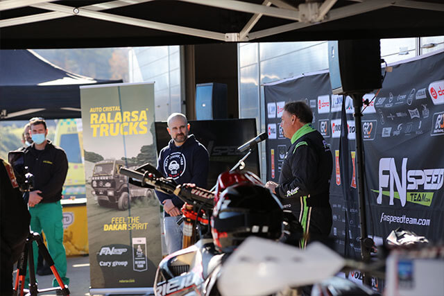 Ralarsa i FN Speed Team: escalfant motors per al Dakar 2022
