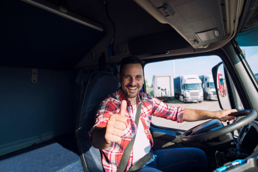Particularities of a truck windshield